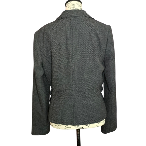 Calvin Klein Charcoal Gray Blazer Career Classy 10 - Picture 3 of 12